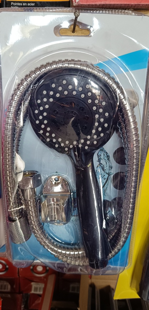 FLEXIBLE DE DOUCHE (POMMEAU CORDE FER)