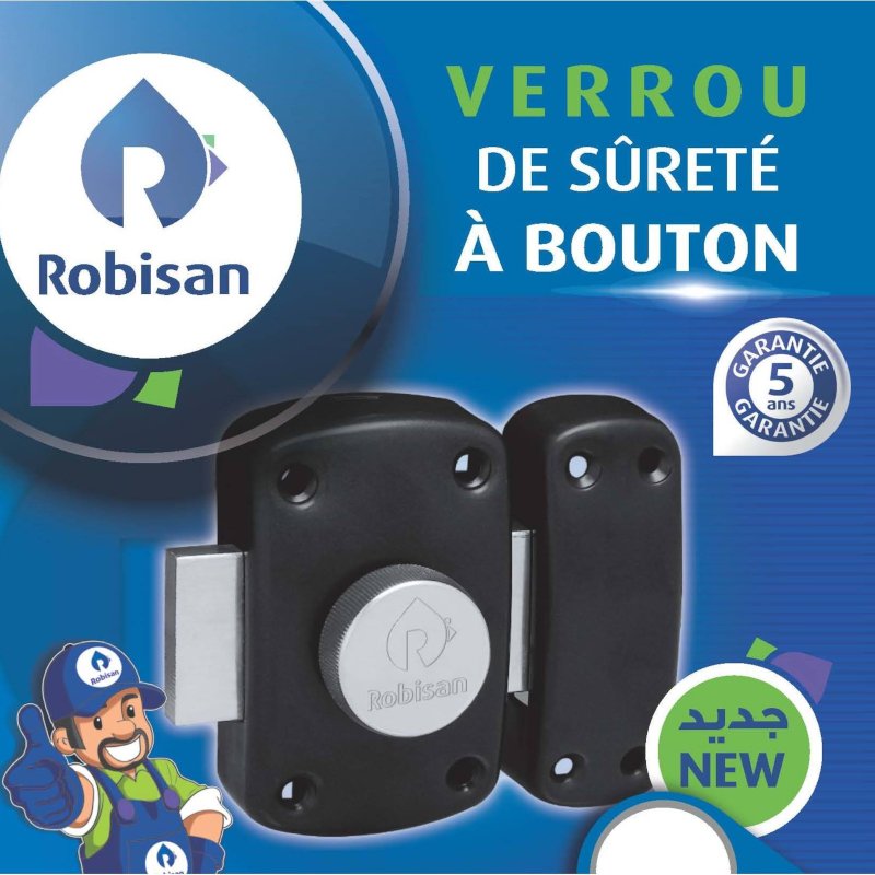 VERROU A BOUTON ROBISAN RVB-136 (DETO)