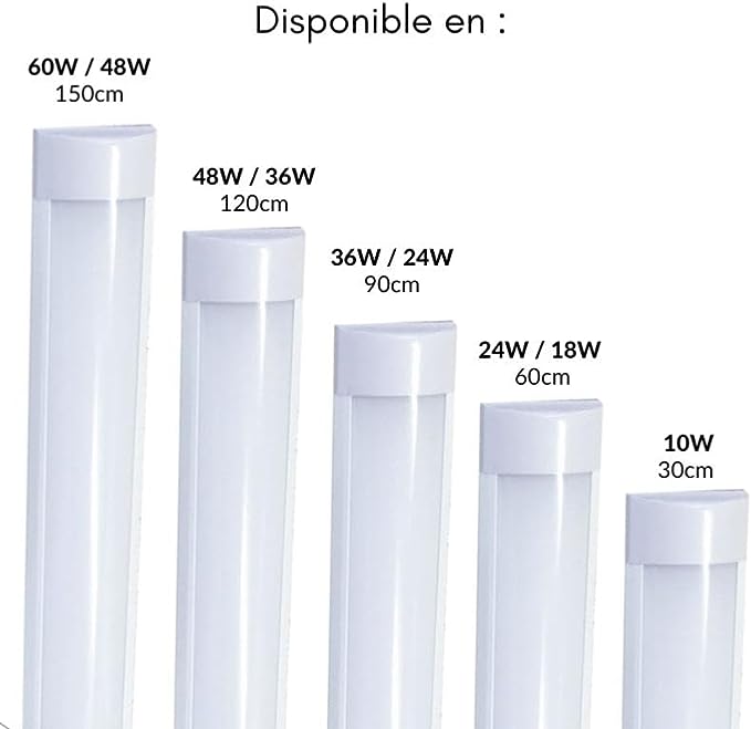 REGLETTE LED Néon (ETANCHE 1m20) (120 CM - 48W/36W)