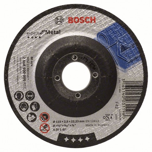 DISQUE A COUPER 115 MM - METAL (BOSCH)