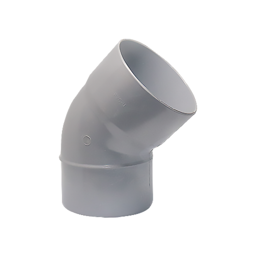 COUDE PVC Ø 75  45° (1/8)