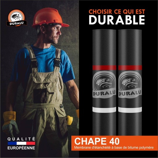 CHAPPE 40 NOIR (DURALU)