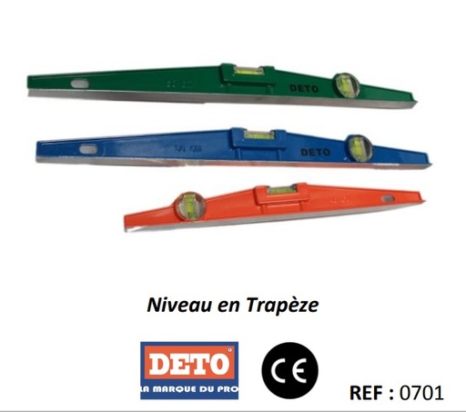 NIVEAU TRAPEZE 60 CM (DETO)